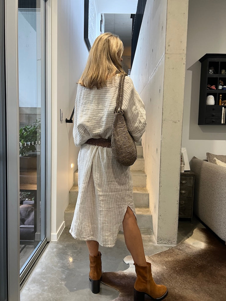 Estilo Emporio Nebbilio Linen Dress - Lyla