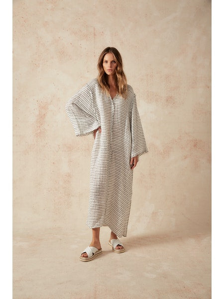 Estilo Emporio Zorba Maxi Linen Dress