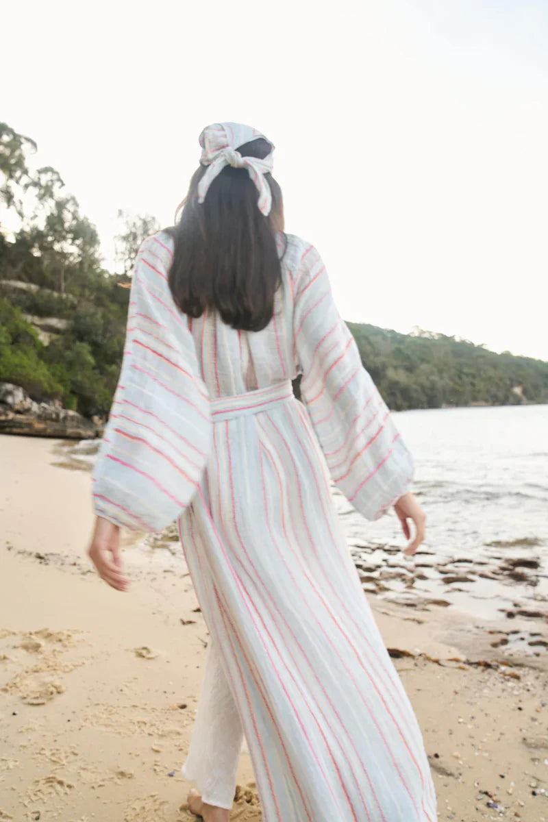 Estilo Emporio El Manto Stripe Dress + Duster