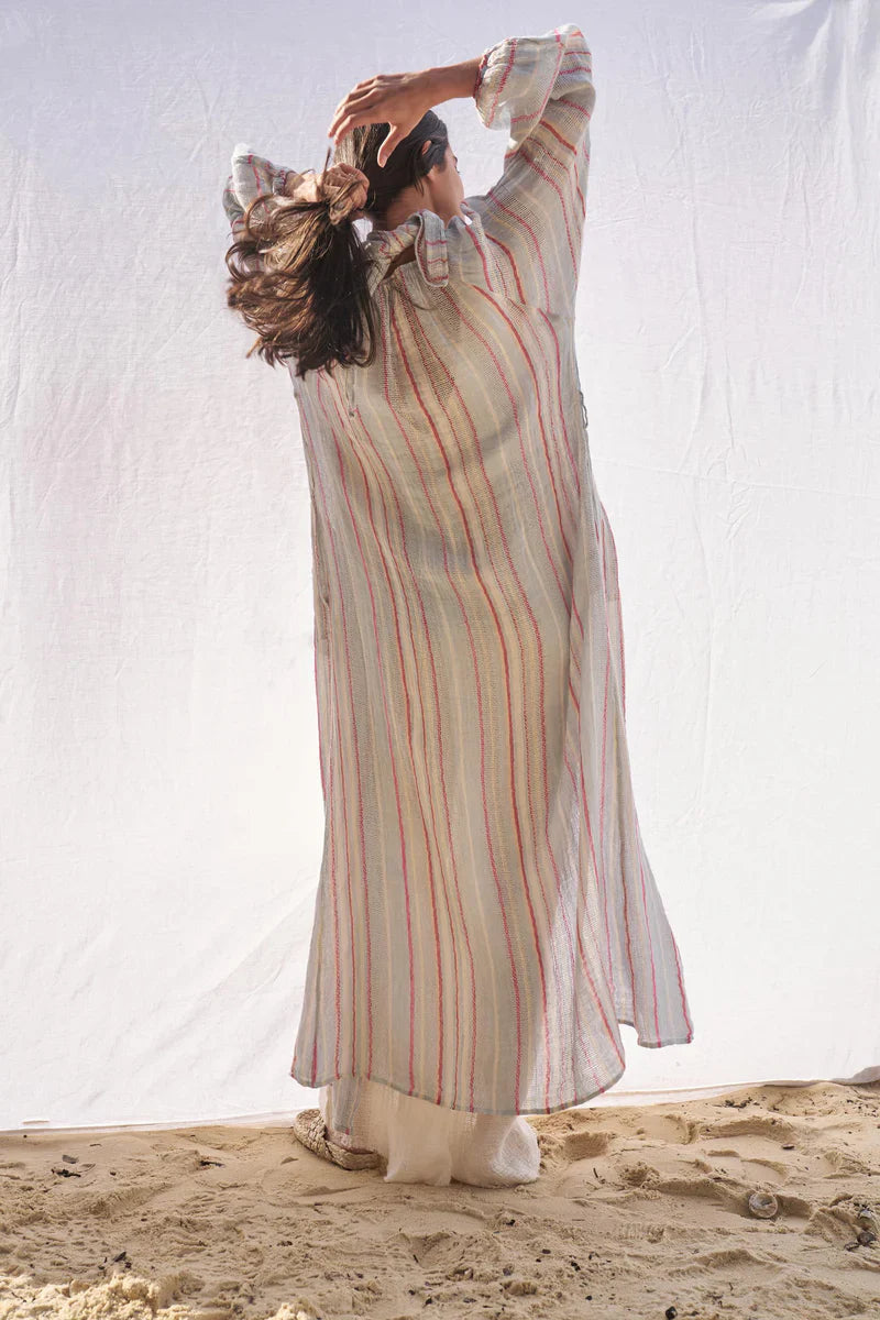 Estilo Emporio El Manto Stripe Dress + Duster