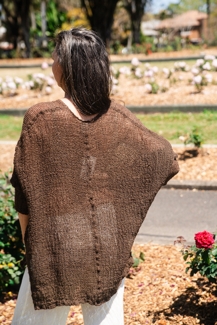 La Bottega di Brunella Top Maglia Bonta - Campagna Chocolate