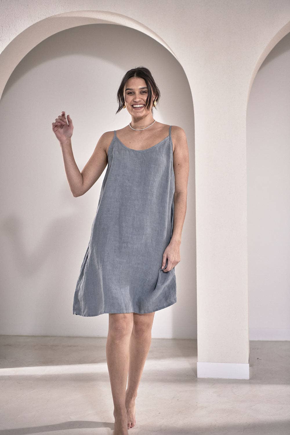 Linen Dress Mini