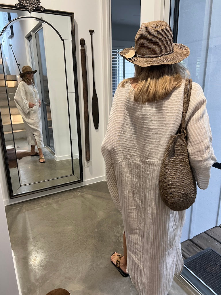 Estilo Emporio Nebbilio Linen Dress - Lyla