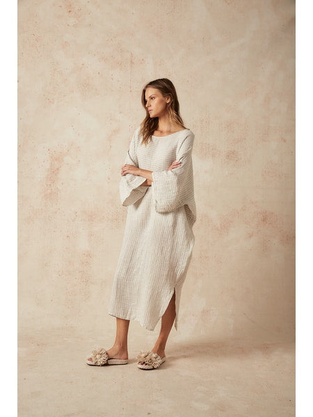 Estilo Emporio Nebbilio Linen Dress - Lyla