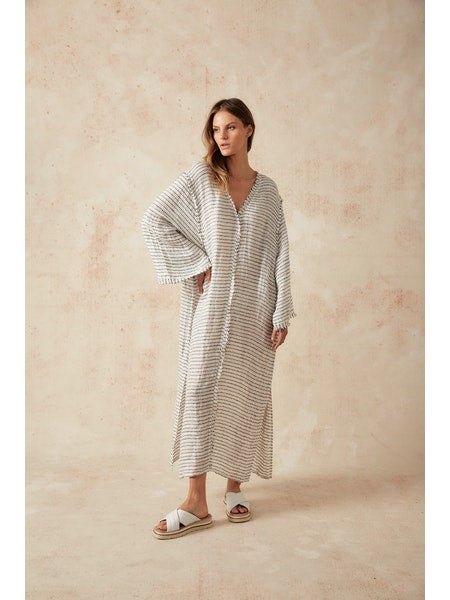 Estilo Emporio Zorba Maxi Linen Dress