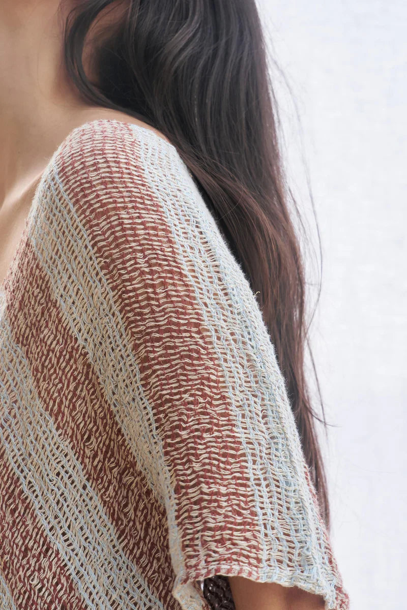 Estilo Emporio Zaza Dress Sky Blue Chocolate